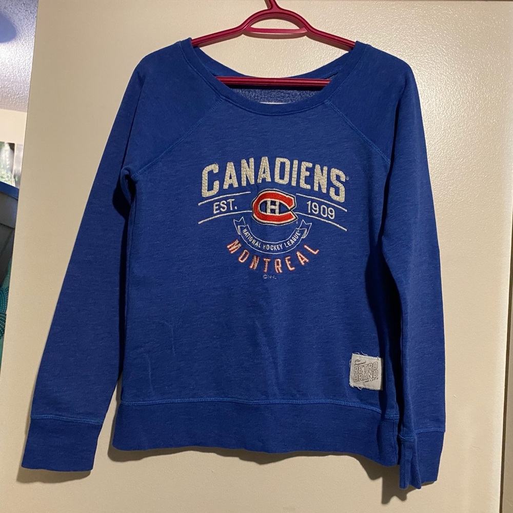 ORIGINAL RETRO BRAND NHL MONTREAL CANADIENS SWEATER